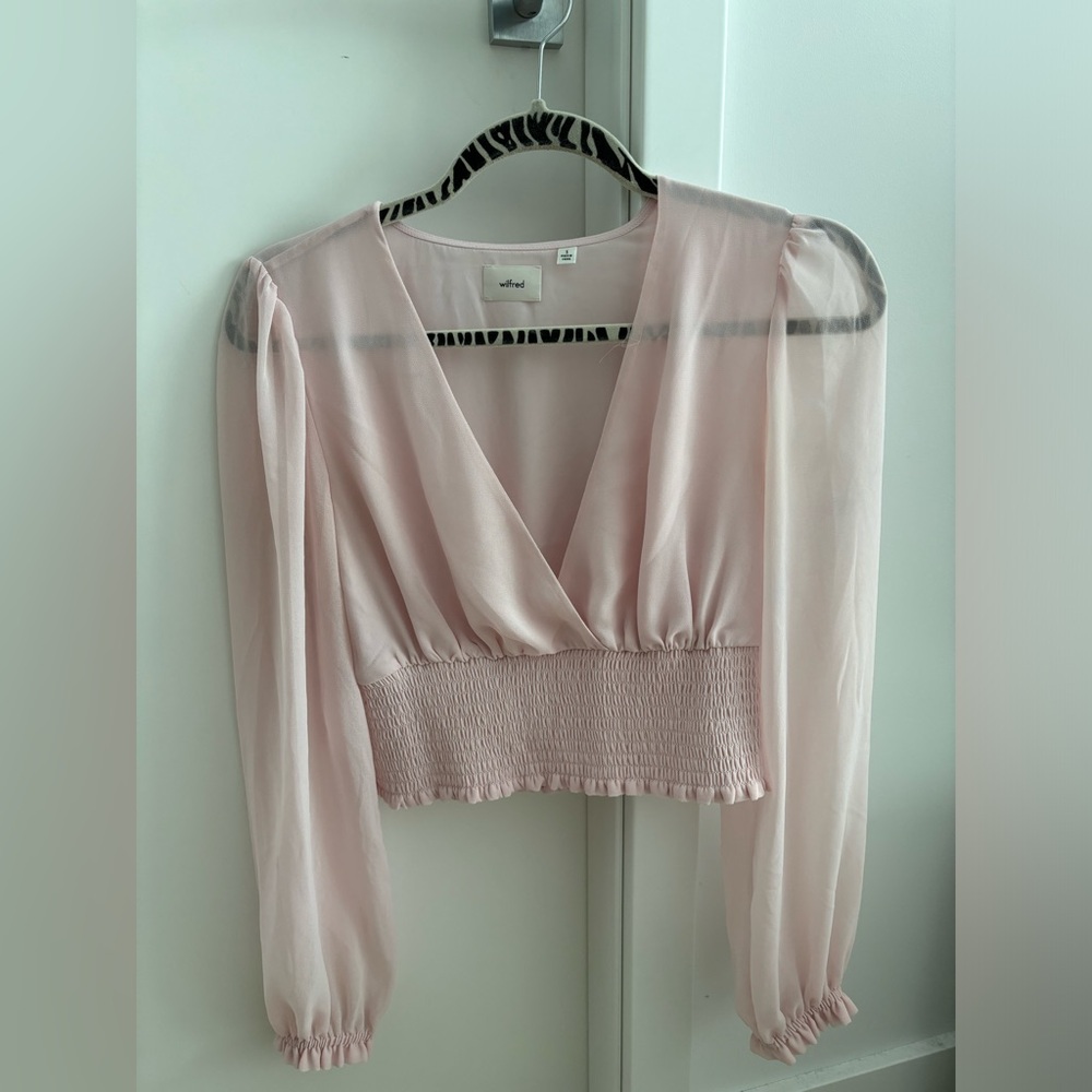 Aritzia Wilfred Wistful Blouse